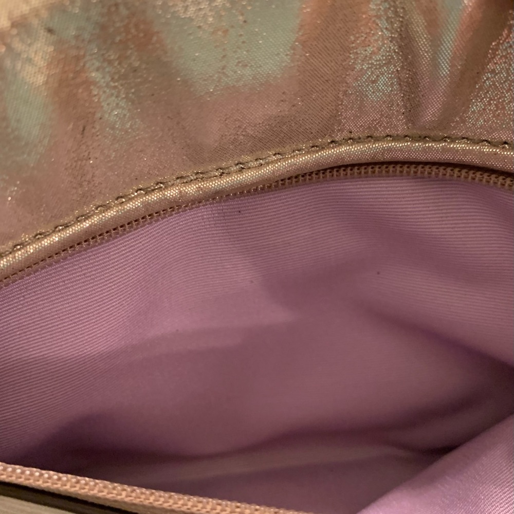 Coach Metallic Gold Leather wristlet, EUC. - Picture 6 of 11